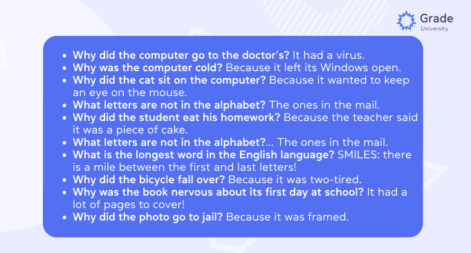 ESL jokes for teenagers - Grade University blog